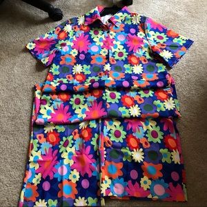 Rainbow Flower Power Jumpsuit
